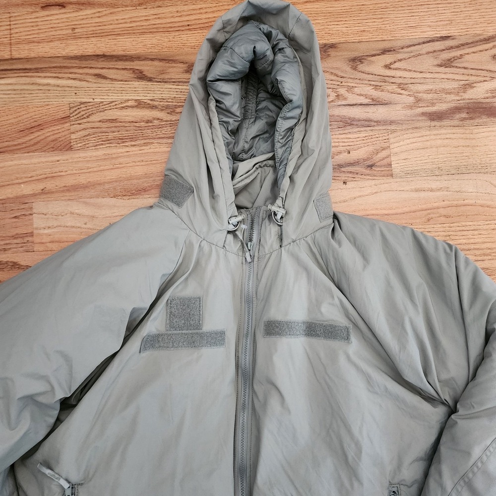 Extreme Cold Weather Parka Generation III Large Regular Gray Hooded Layer 7 - Picture 3 of 7